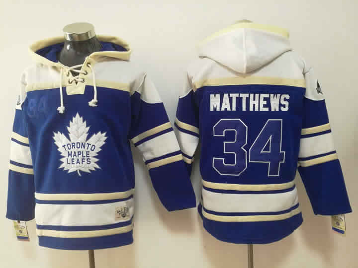 Toronto Maple Leafs #34 Auston Matthews Blue All Stitched Hooded Sweatshirt,We sell and wholesale Toronto Maple Leafs #34 Auston Matthews Blue All Stitched Hooded Sweatshirt on line form chian!